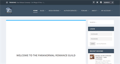 Desktop Screenshot of paranormalromanceguild.com