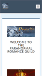 Mobile Screenshot of paranormalromanceguild.com